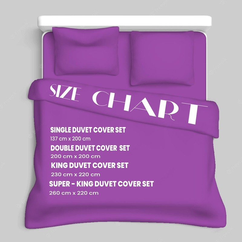 Sapphire Collection Plain Duvet Cover With Pillow Case Non Iron