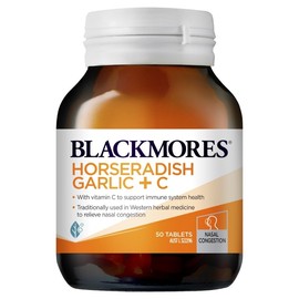 Blackmores Horseradish, Garlic + C Tab X 50