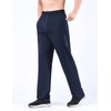 Zoulee New Men's Front Zipper Fly Open-Bottom Sweatpants Jogger Pants