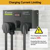 Exqutoo Manual Splitter Switch, NEMA14-30P to 14-30R &14-50R Knob Selection