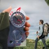 Aiweijia Compass Orienteering,Portable Multifunctional Waterproof Navigation Compass Map Ruler Magnifier