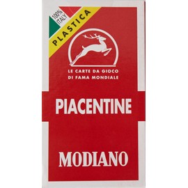 Modiano Regional Piacentine 81/10 – 100% Plastic Playing Cards