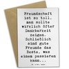 Mr. & Mrs. Panda Grußkarte Spruch Dankbarkeit für Freundschaft -