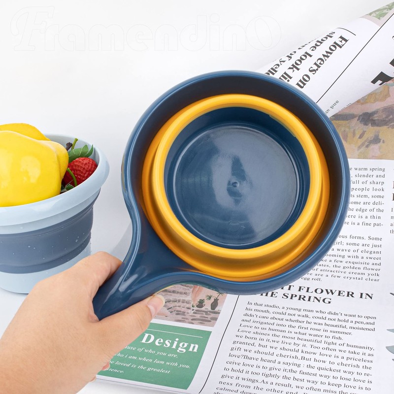 Framendino, 2 Pack Folding Water Ladles Collapsible Kitchen Water Scoop