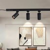 Hiiglxii Plug in Track Lighting with Power Cord, 8 Light