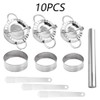 Pamtns Dumpling Maker Set of 10 Stainless Steel Dumpling Maker