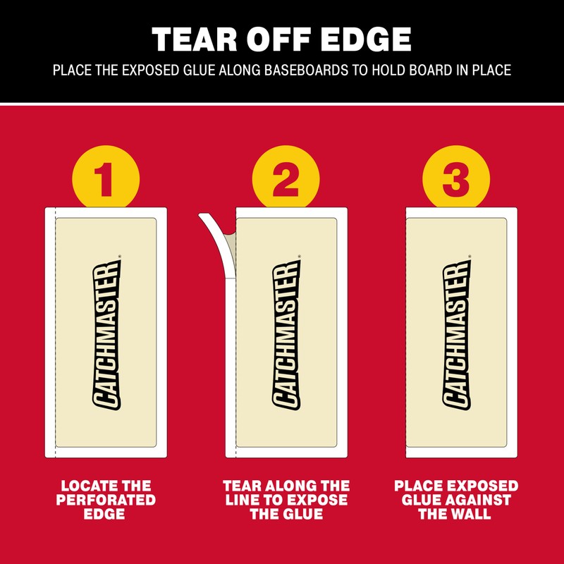 Catchmaster Gluee Louee Rat Extra Large Traps 30-PK, Heavy Duty