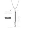 Generic 2 Pack Breathing Necklace for Anxiety Relief, Stainless Steel
