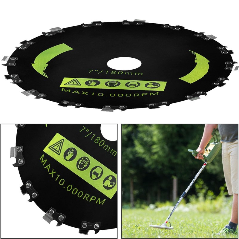 7" x 16T Chainsaw Tooth Brush Cutter Blade fits for
