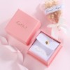K.L.Y Women's Ring, Popular, Rabbit, 925 Silver, Cubic Zirconia, Moonstone,