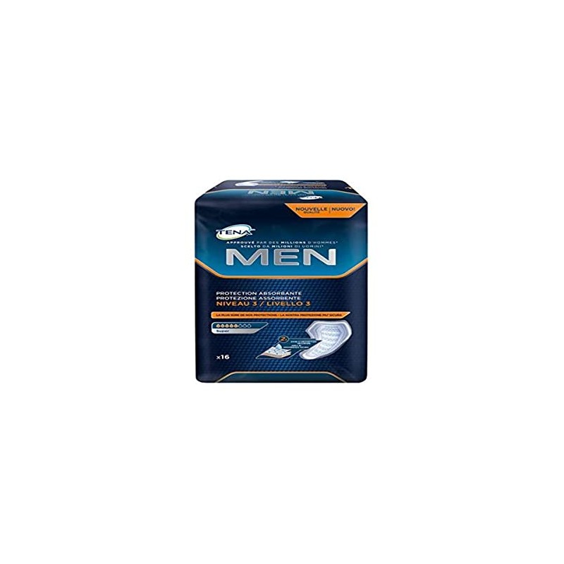 Tena Men Super Level 3, Pack of 16 Protections