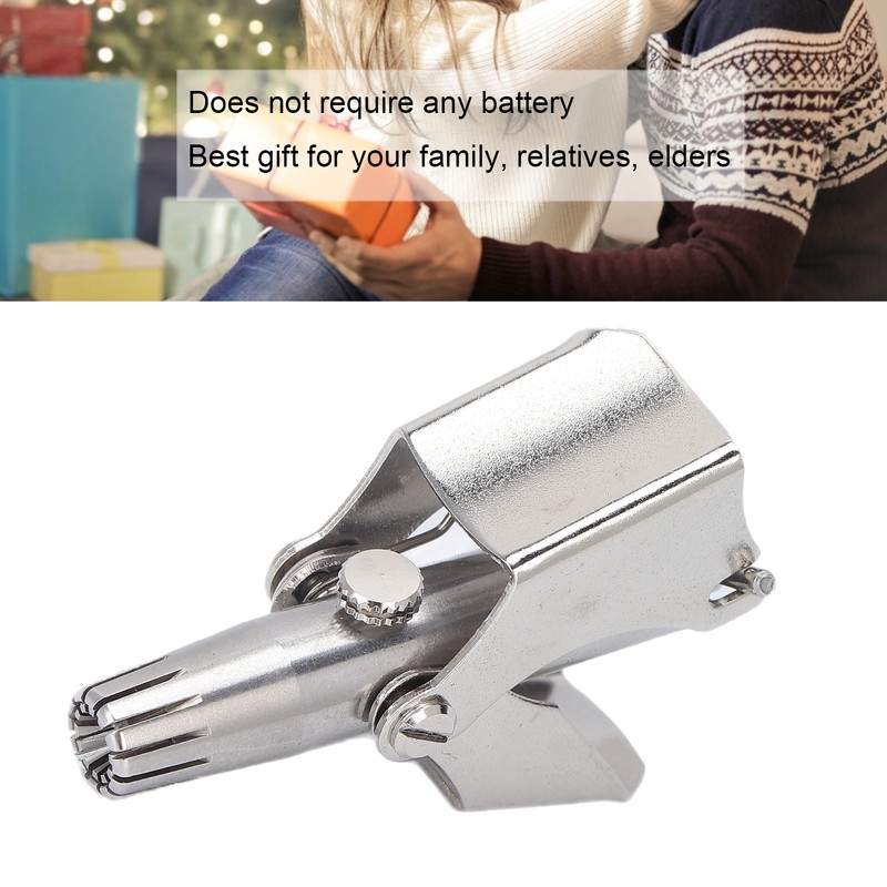 Nose Hair Trimmer Set Stainless Steel Nail Clipper Clean Brush