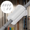 Pack of 7 Wall Feed-Through for Cable Management Set, Wall