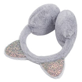 BXT Cute Animal Earmuffs Winter Warm Cat Ear Muffs Faux Fur Outdoor Sports Thermal Earmuffs Ear Covers Headband