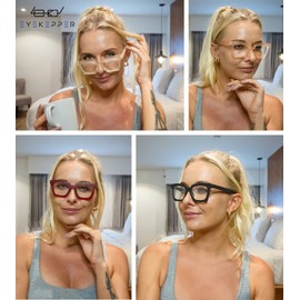Eyekepper Reading Glasses Women Stylish Eyeglasses Readers - Red