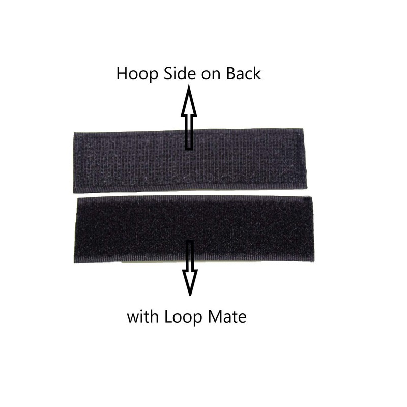 U-LIAN No Touch No Talk No Eye Contact Patch Embroidered