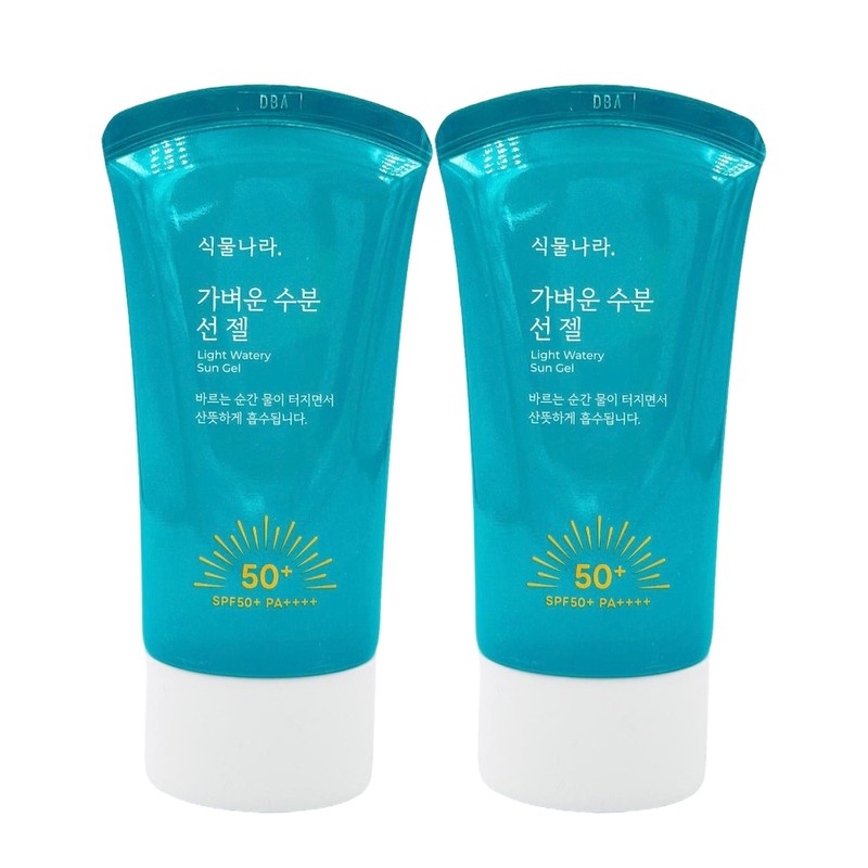 NEW Plant Nara Light Moisture Sun Gel 60ml x 2