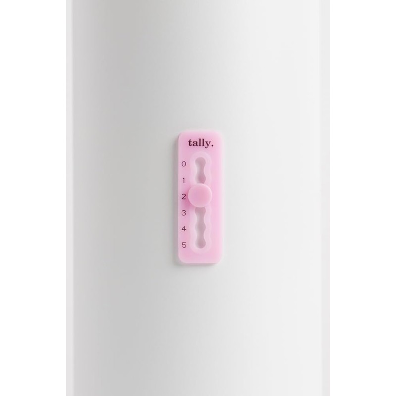 Tally Silicone Hydration Tracker (Adhesive Tracking Accessory adheres to Any