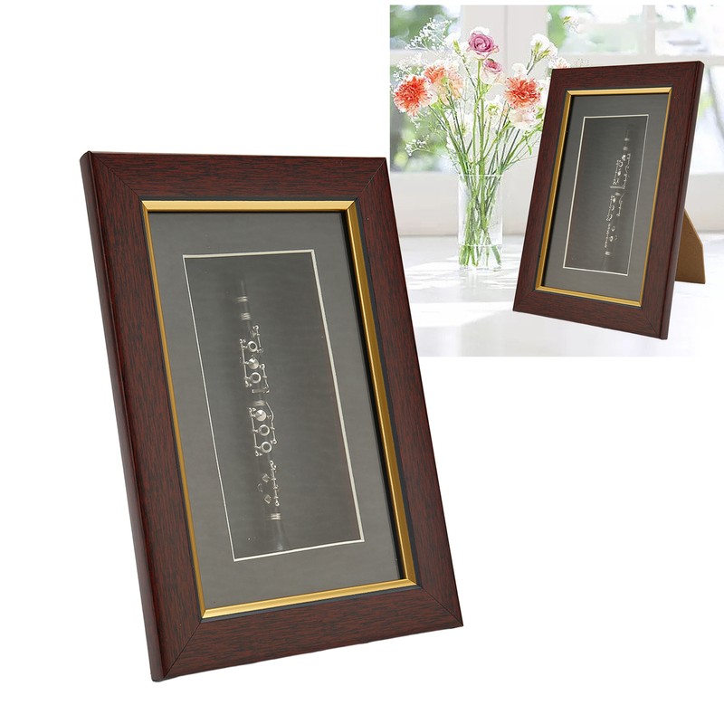 Miniature Flute Exquisite Color Photo Frame Packed Elegant Durable Mini