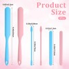 WLLHYF 6Pcs Non-Stick Wax Spatulas Set Silicone Spatula Wax Hair