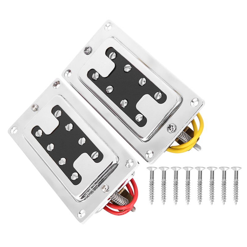 Pickup Guitar Bass Parts Lightweight Musical Instrument Accessories Silver 12K‑Resistance(Silver