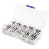2Boxes Glass Tube Fuse Kit M6x30mm 0.5A‑30A Fast Acting Quick