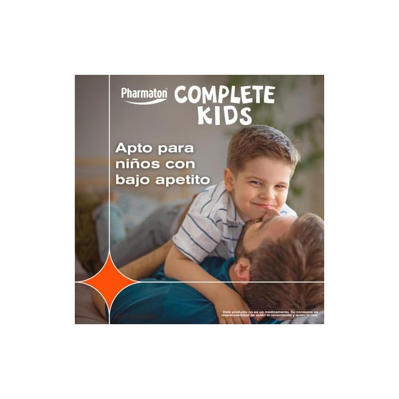 Pharmaton Complete Kids suplemento alimenticio con lisina y vitaminas, 400ml