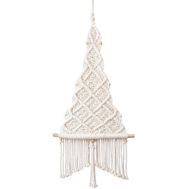 SOLID OAK Christmas Tree Macrame Hanging Kit