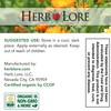 Herb Lore USDA Organic Healing Salve Ointment - Baby Diaper