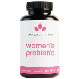 Luma Nutrition- Probióticos para mujeres con prebióticos 50 mil millones de UFC, formulados para el sistema digestivo, el sistema inmunológico y la...