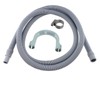 SPARES2GO Drain Hose Extension for AEG Washing Machine (2.5M, 19mm