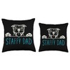 Staffy Dad Merch Staffy Dad with Staffordshire Bull Terrier Dog