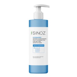 Sinoz Hydrapro Intensive Moisturising Facial Cleansing Gel for Dry and Sensitive Skin, 400 ml