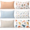 Kigley 6 Pack Mini Pillows for Daycare 9.1 x 13.8''