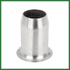 Motoforti 60mm Universal Motorcycle Can Muffler Baffle Pipe Silver Tone
