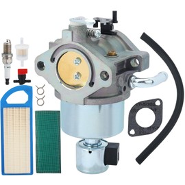 Hipa 594605 Carburetor with 795115 Air Filter for Briggs and Stratton 594601 591734 595535 792768 591736 594603 14.5-19.5HP 17.5HP Engines