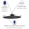 WENKO Softwater Shower Head, Rain Shower Head, Universal Shower Low