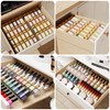 Jadehom Spice Drawer Organizer, 4 Tier Clear Acrylic Expandable From