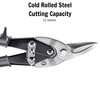 Teng Tools Aviation Tin Snips - Straight/Right Cut High Leverage