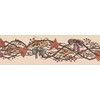Dundee Deco DDAZBD9226 Peel and Stick Wallpaper Border - Abstract