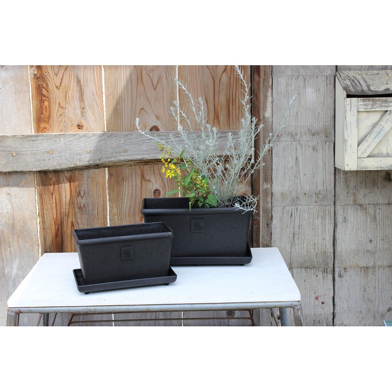 Hachimankasei Arble Eco Plate Rectangular BK 300 215110