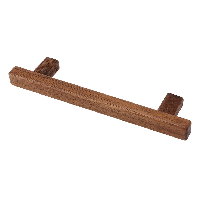 Semetall 8Pcs Walnut Wood Drawer Pulls,5 inch Hole Center Pull