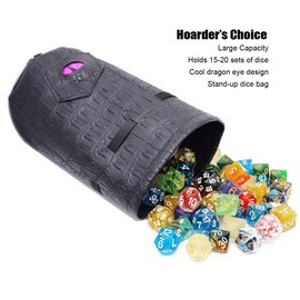 Haxtec Standing Dragon Eye Dice Bag-Purple L