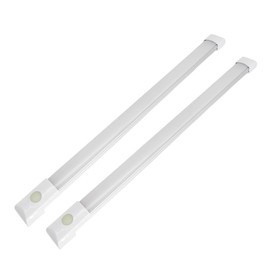 Dream lighting 12V LED Under-Cabinet Strip Light with Switch for RV Motorhome Trailer Boat Interior Kitchen Cabin, 12" Cool White Pack of 2
