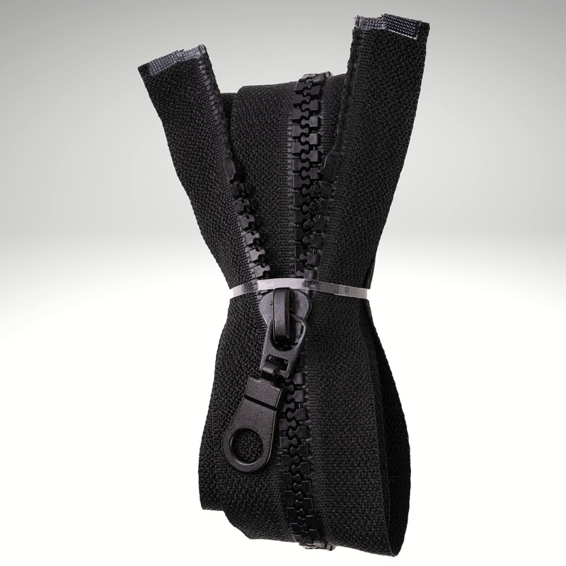 Separable Zipper, Pack of 2, 85 cm Rail Length, in