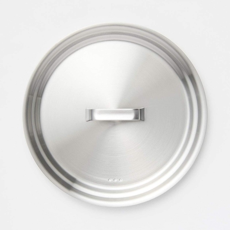 Mujin Ryohin Stainless Steel Multi-Purpose Lid for Diameter 20-22 cm