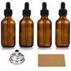 AOZITA Set of 4, 1 oz Eye Dropper Bottles with