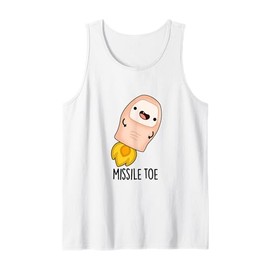 Missile Toe Funny Mistletoe Pun Tank Top