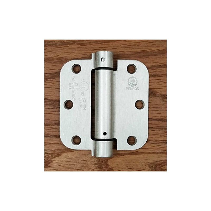 Penrod Spring Hinges for Doors, 3.5 Inch with 5/8 Inch