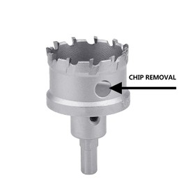 56mm (2.2 inch) Metal Steel Hole Saw with 2 Drill Bits, Hole Cutter for Thick Metal,Stainless Steel,Iron and Wood (56mm (2.2 inch))
